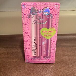 Too Faced Mascara Duo in Pink Packaging